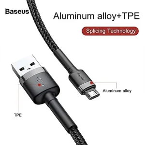 کابل تبدیل USB به microUSB باسئوس مدل CAMKLF-CG1 طول 2 متر