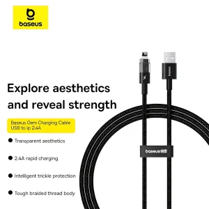 کابل تبدیل USB به لایتنینگ بیسوس مدل B-Gem20 طول 1 متر