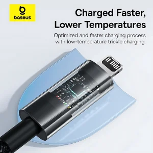 کابل تبدیل USB به لایتنینگ بیسوس مدل B-Gem20 طول 1 متر