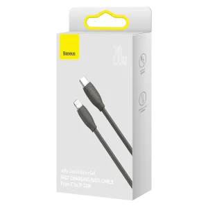 کابل تبدیل لایتنینگ به USB-C باسئوس مدل Jelly Liquid Silica Gel طول 2 متر