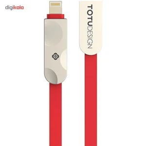 کابل لایتنینگ و microUSB توتو مدل Joe 2 In 1 به طول 1.2 متر