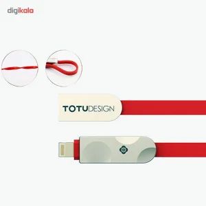 کابل لایتنینگ و microUSB توتو مدل Joe 2 In 1 به طول 1.2 متر