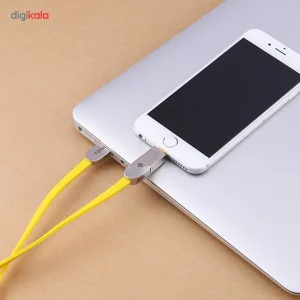 کابل لایتنینگ و microUSB توتو مدل Joe 2 In 1 به طول 1.2 متر
