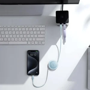 کابل تبدیل USB-C بیسوس مدل P10364500111-01 طول 1 متر