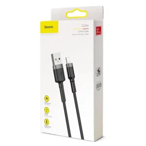 کابل تبدیل USB به لایتنینگ باسئوس مدل CALKLF_RG1_2A طول 3 متر