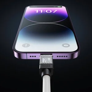 کابل تبدیل USB-C به لایتنینگ بیسوس مدل cakw000002 طول 1 متر