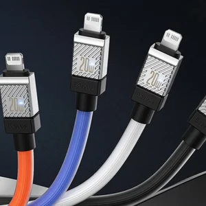 کابل تبدیل USB-C به لایتنینگ بیسوس مدل cakw000002 طول 1 متر