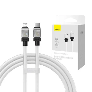 کابل تبدیل USB-C به لایتنینگ بیسوس مدل cakw000002 طول 1 متر