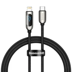 کابل تبدیل  USB-C به لایتنینگ باسئوس مدل Display Fast Charging-20w طول 1 متر