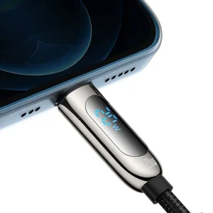 کابل تبدیل  USB-C به لایتنینگ باسئوس مدل Display Fast Charging-20w طول 1 متر