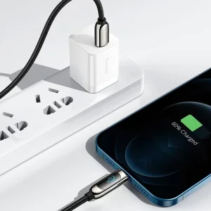 کابل تبدیل  USB-C به لایتنینگ باسئوس مدل Display Fast Charging-20w طول 1 متر