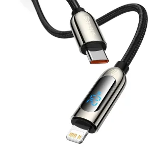 کابل تبدیل  USB-C به لایتنینگ باسئوس مدل Display Fast Charging-20w طول 1 متر