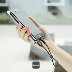 کابل تبدیل USB به لایتنینگ باسئوس مدل CALMBJ-B01 طول 0.23 متر