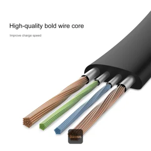 کابل تبدیل USB به لایتنینگ باسئوس مدل CALMBJ-B01 طول 0.23 متر