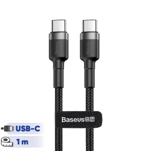 کابل USB-C باسئوس مدل Cafule PD2.0 طول 1 متر