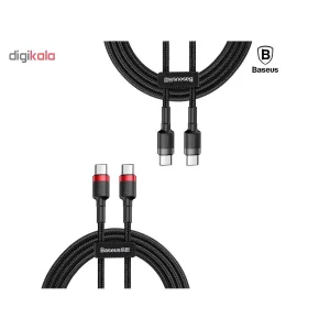 کابل USB-C باسئوس مدل Cafule PD2.0 طول 1 متر