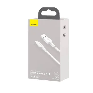 کابل USB به USB-C باسئوس مدل tzcatzj-02 طول 1.5 متر بسته 2 عددی