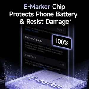 کابل USB-C بیسوس مدل MVP3 GAMING 100W  طول 1 متر