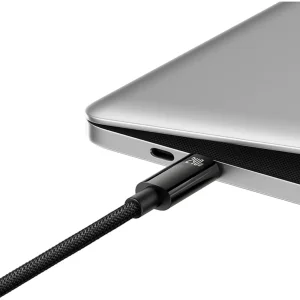 کابل تبدیل USB-C باسئوس مدل (TUNGSTEN GOLD (240W طول 3 متر