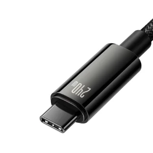 کابل تبدیل USB-C باسئوس مدل (TUNGSTEN GOLD (240W طول 3 متر