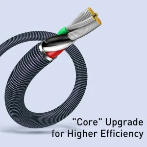 کابل تبدیل USB به لایتنینگ باسئوس مدل Crystal Shine طول 1.2 متر