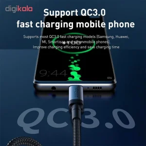 کابل تبدیل USB-C باسئوس مدل Cafule PD3.1 طول 1 متر