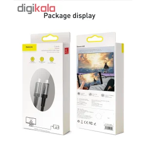 کابل تبدیل USB-C باسئوس مدل Cafule PD3.1 طول 1 متر