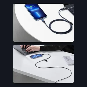 کابل تبدیل USB-C به لایتنینگ باسئوس مدل Explorer Series  طول 1 متر