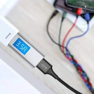 کابل تبدیل USB به لایتنینگ/USB-C/microUSB باسئوس مدل Rapid Series CA1T4-A01 طول 1.2 متر