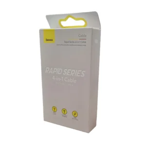 کابل تبدیل USB به لایتنینگ/USB-C/microUSB باسئوس مدل Rapid Series CA1T4-A01 طول 1.2 متر