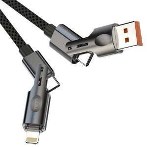 کابل تبدیل USB-A / USB-C به USB-C /لایتنینگ تسکو مدل TCPD 711 طول 1.2 متر