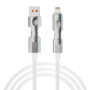 کابل تبدیل USB-A / USB-C به USB-C /لایتنینگ تسکو مدل TCPD 711 طول 1.2 متر