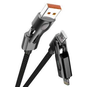 کابل تبدیل USB-A / USB-C به USB-C /لایتنینگ تسکو مدل TCPD 711 طول 1.2 متر