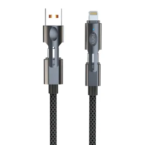 کابل تبدیل USB-A / USB-C به USB-C /لایتنینگ تسکو مدل TCPD 711 طول 1.2 متر