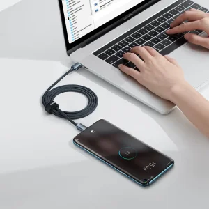 کابل USB-C باسئوس مدل Crystal Shine 100W طول 1.2 متر