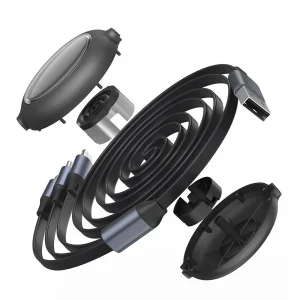 کابل تبدیل USB-C به USB-C/microUSB/لایتنینگ باسئوس مدل CAMLC-AMJ طول 1.2 متر