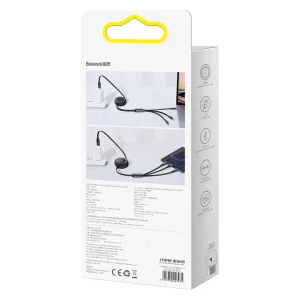 کابل تبدیل USB-C به USB-C/microUSB/لایتنینگ باسئوس مدل CAMLC-AMJ طول 1.2 متر