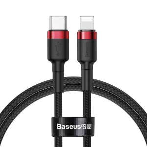 کابل USB-C به لایتنینگ باسئوس مدل CATLKLF-91 طول 1 متر