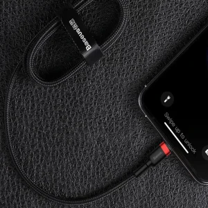 کابل USB-C به لایتنینگ باسئوس مدل CATLKLF-91 طول 1 متر