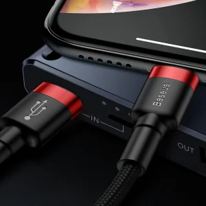 کابل USB-C به لایتنینگ باسئوس مدل CATLKLF-91 طول 1 متر