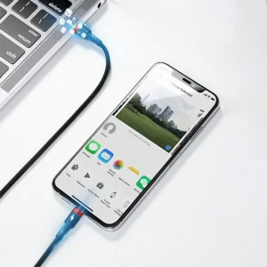 کابل USB-C به لایتنینگ باسئوس مدل CATLKLF-91 طول 1 متر