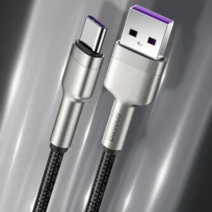 کابل تبدیل USB به USB-C بیسوس مدل HIGH CURRENT 66W طول 1 متر
