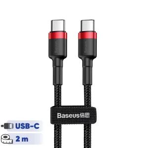 کابل USB-C بیسوس مدل CATKLF-H91 طول 2 متر