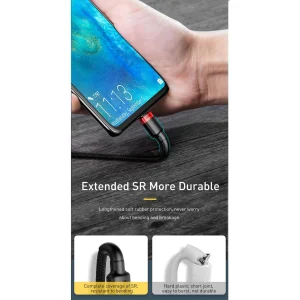 کابل USB-C باسئوس مدل Cafule PD 100W طول 2 متر