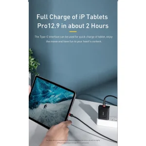کابل USB-C باسئوس مدل Cafule PD 100W طول 2 متر