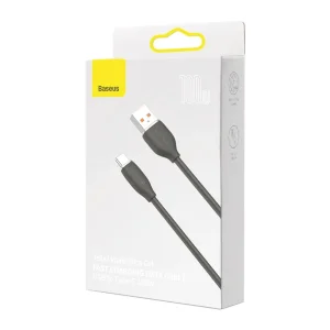 کابل تبدیل USB به USB-C باسئوس مدل JELLY LIQUID SILICA GEL 100W طول 2 متر