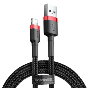کابل تبدیل USB به لایتنینگ باسئوس مدل  CG1 CAFULE طول 2 متر