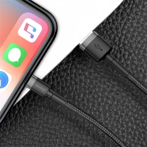 کابل تبدیل USB به لایتنینگ باسئوس مدل  CG1 CAFULE طول 2 متر