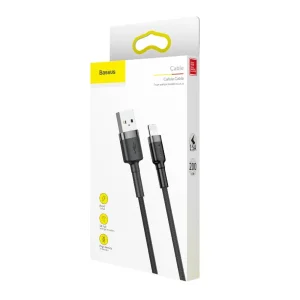 کابل تبدیل USB به لایتنینگ باسئوس مدل  CG1 CAFULE طول 2 متر