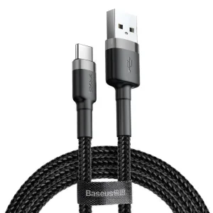 کابل تبدیل USB به USB-C باسئوس مدل Cafule طول 0.5 متر
